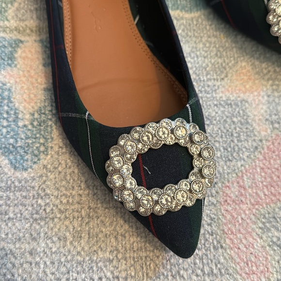 Plaid Flats - 8 ONLY WORN ONCE - Picture 3 of 7